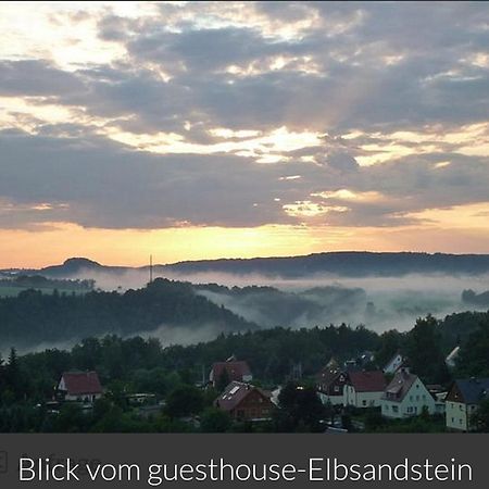 Guesthouse Elbsandstein App. Bastei Rathmannsdorf Exterior photo