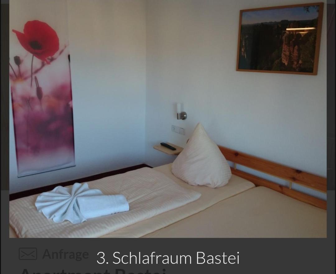 Guesthouse Elbsandstein App. Bastei Rathmannsdorf Exterior photo